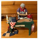 Department 56 Figurines and Kitchen Background