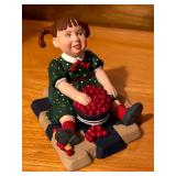 Department 56 Figurines and Kitchen Background