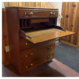Vintage Drop Front Secretary Dresser
