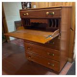 Vintage Drop Front Secretary Dresser