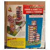 Vintage Kenners Motorized Grider & Panel and Bridge Turnpike Building Set