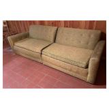Neutral Vintage Two Part Sofa / Couch