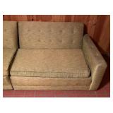 Neutral Vintage Two Part Sofa / Couch