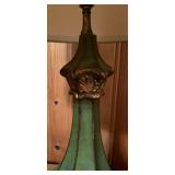 Gorgeous Vintage Green Based Lamp