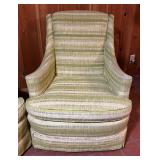 Two Beautiful Vintage Custom Upholstered Chairs from Dayton