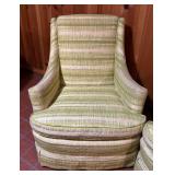 Two Beautiful Vintage Custom Upholstered Chairs from Dayton