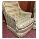 Two Beautiful Vintage Custom Upholstered Chairs from Dayton