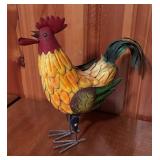 Fun Metal Chicken Decorative Figurine