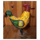 Fun Metal Chicken Decorative Figurine