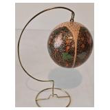 Three Hand Blown Glass Ornament with Stands