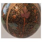 Three Hand Blown Glass Ornament with Stands