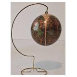 Three Hand Blown Glass Ornament with Stands