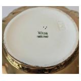 Vintage Treasures including a Vintage Amber Cut to Clear Glass Basket and More