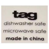 Tag Bird Design Platter and Bowl Set