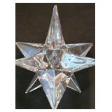 Large Star Shaped Mirrored Tray, Four Star Shaped Mirrored Coasters and Candle Holders