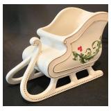 Vintage Royal Doulton Holly Canister, Pair of Royal Doulton Holly Candle Holders and More