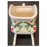 Vintage Royal Doulton Holly Canister, Pair of Royal Doulton Holly Candle Holders and More