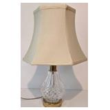 Beautiful Waterford Crystal Table Lamp