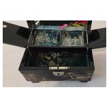 Vintage Trinket and Jewelry Boxes including a Vintage Asian Inlaid Jewelry Box