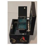Vintage Trinket and Jewelry Boxes including a Vintage Asian Inlaid Jewelry Box