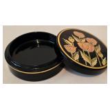 Vintage Trinket and Jewelry Boxes including a Vintage Asian Inlaid Jewelry Box