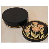 Vintage Trinket and Jewelry Boxes including a Vintage Asian Inlaid Jewelry Box