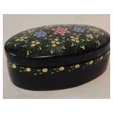 Vintage Trinket and Jewelry Boxes including a Vintage Asian Inlaid Jewelry Box