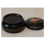 Vintage Trinket and Jewelry Boxes including a Vintage Asian Inlaid Jewelry Box