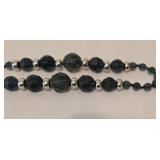 Three Faceted Beaded Necklaces