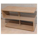 Maximillian Modern Blonde Wood Bookshelf