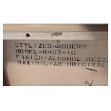 Maximillian Modern Blonde Wood Bookshelf