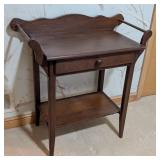 Vintage Mahogany Washstand Table