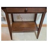 Vintage Mahogany Washstand Table