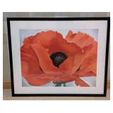 Large Framed Red Poppies Print by Georgia O