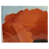 Large Framed Red Poppies Print by Georgia O