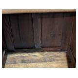 Vintage Oak Cabinet Table