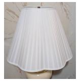 Cream and Brass Vintage Table Lamp