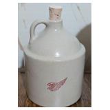 Small Red Wing Stoneware Jug and Utensil Holder