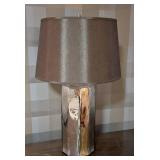 Large Pottery Barn Mercury Glass Table Lamp
