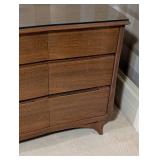 Rway Mid Century Walnut Nine Drawer Dresser