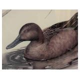 Pair of Framed Duck Prints by Sherrie Russell