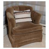 Vintage Gabberts Brown Corduroy Armchair