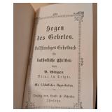 Small Mother of Pearl Inlaid German Prayer Book