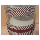 Vintage Cardboard Hat Box Set