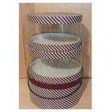 Vintage Cardboard Hat Box Set