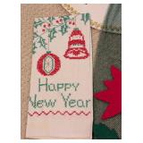 Vintage Christmas Aprons and Dish Towels