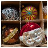 More Colorful Glass Ornaments and Tree Topper