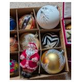 More Colorful Glass Ornaments and Tree Topper