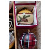 More Colorful Glass Ornaments and Tree Topper