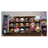 More Colorful Glass Ornaments and Tree Topper